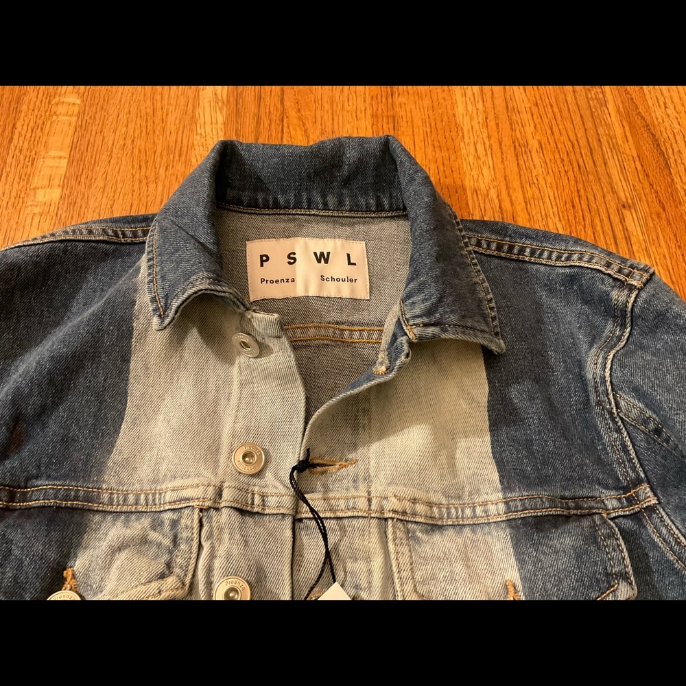NWT Prozena Schouler Denim Jacket Size XS - Picture 3 of 11